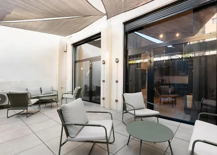Loft Industriel Avec Terrasse Et Filet Suspendu A Cimiez * نيس